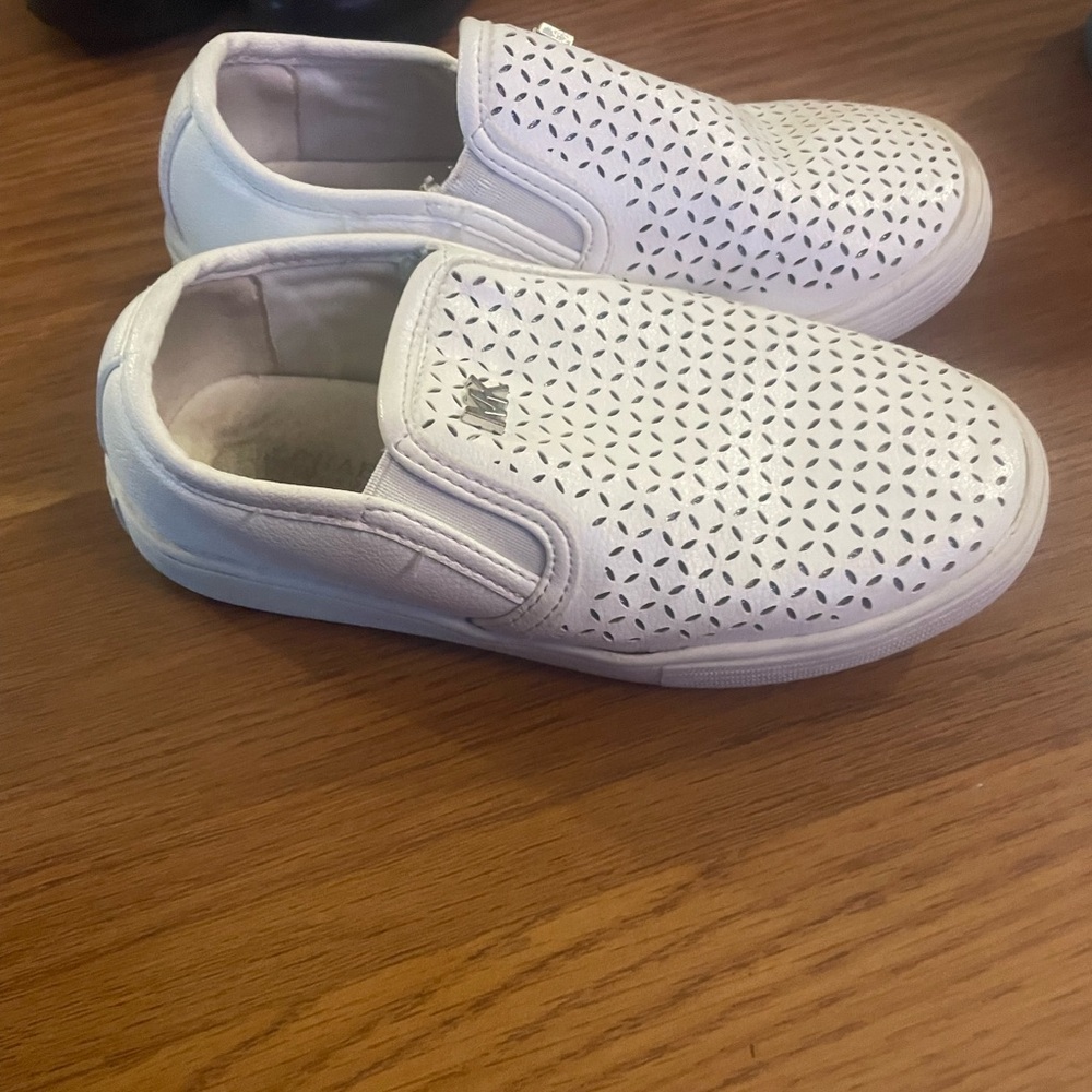 Michael Kors Kids White Slip-On Sneakers